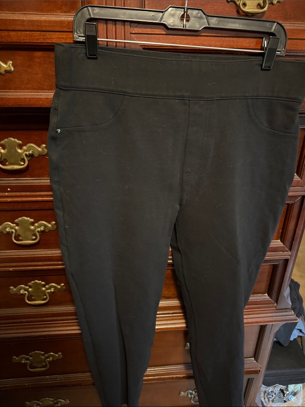 Spend Black Pull-On Ponte Leggings Pants